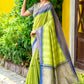 Mint Green Beautiful South Ikkat Saree