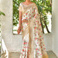 Cream Mysore Silk Saree With Swarovski Diamond