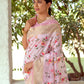 Pink Mysore Silk Saree With Swarovski Diamond