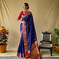 Nevy Blue Paithani Sarees