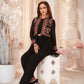 Black faux Georgette dress