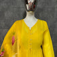 Pure Maska Cotton Silk  Yellow Outfit