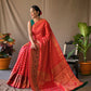 Orange Banarasi Silk Sarees