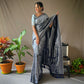 Blue Pure Kanjeevaram Silk Sarees.