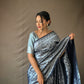 Blue Pure Kanjeevaram Silk Sarees.