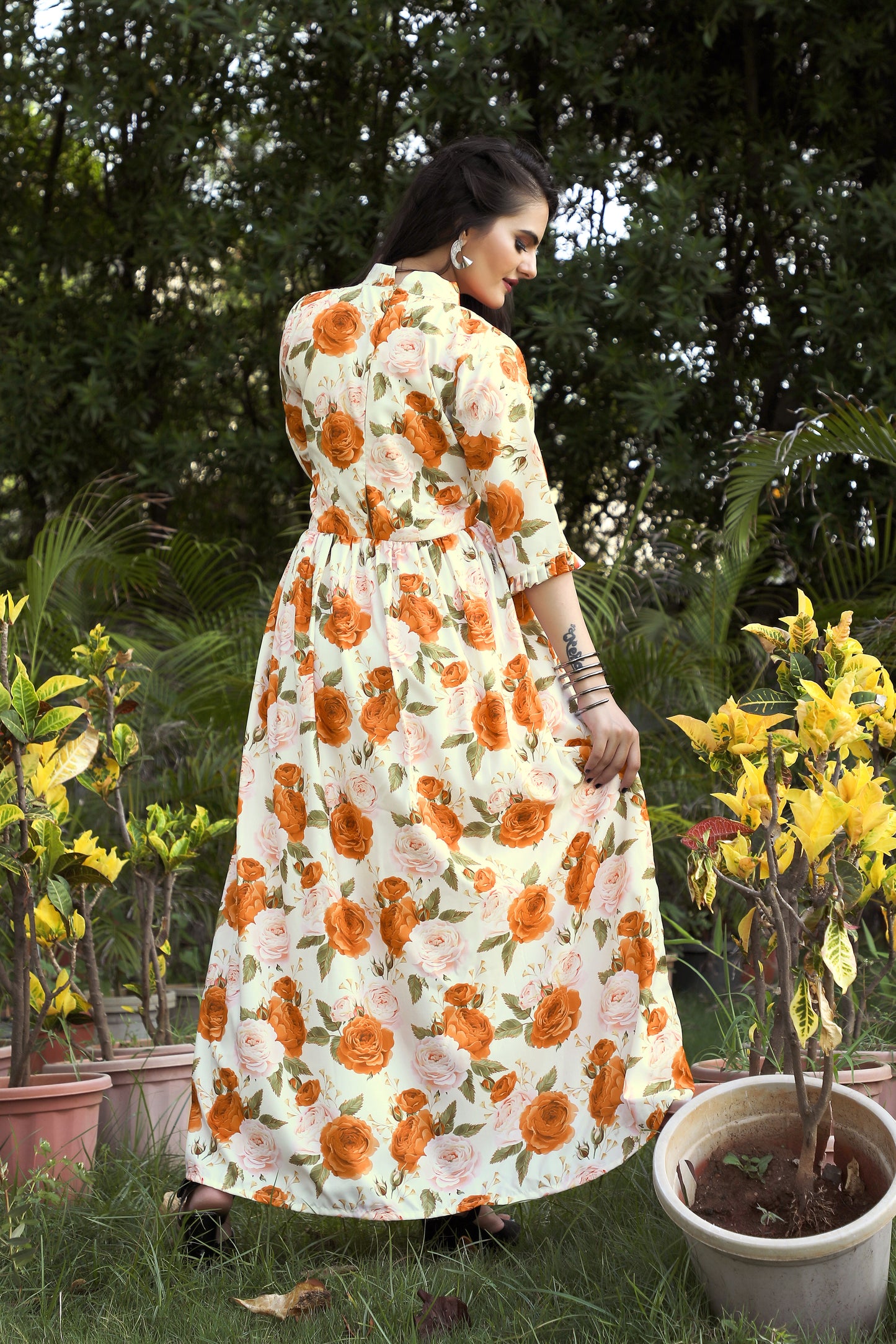 Trendy Party Wear Maxi Dress