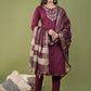 Pure Cotton Kurti With Heavy Thread work And Banarasi Dupatta