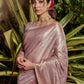 Maheshwari Tissue Silk Weaving Wine Colour Saree