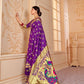 Pure Silk Saree With Paithani Pallu
