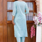 Straight Cotton Lurix Kurta Set