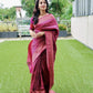 Soft Lichi Silk Saree  Rich Pallu & Jacquard Work