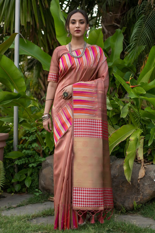 Beautiful Pure Silk Weaving Saree