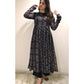 Beautiful Black Painted Anarkali Set