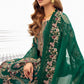 Green Faux Georgette Salwar With Nazmin Dupatta Set