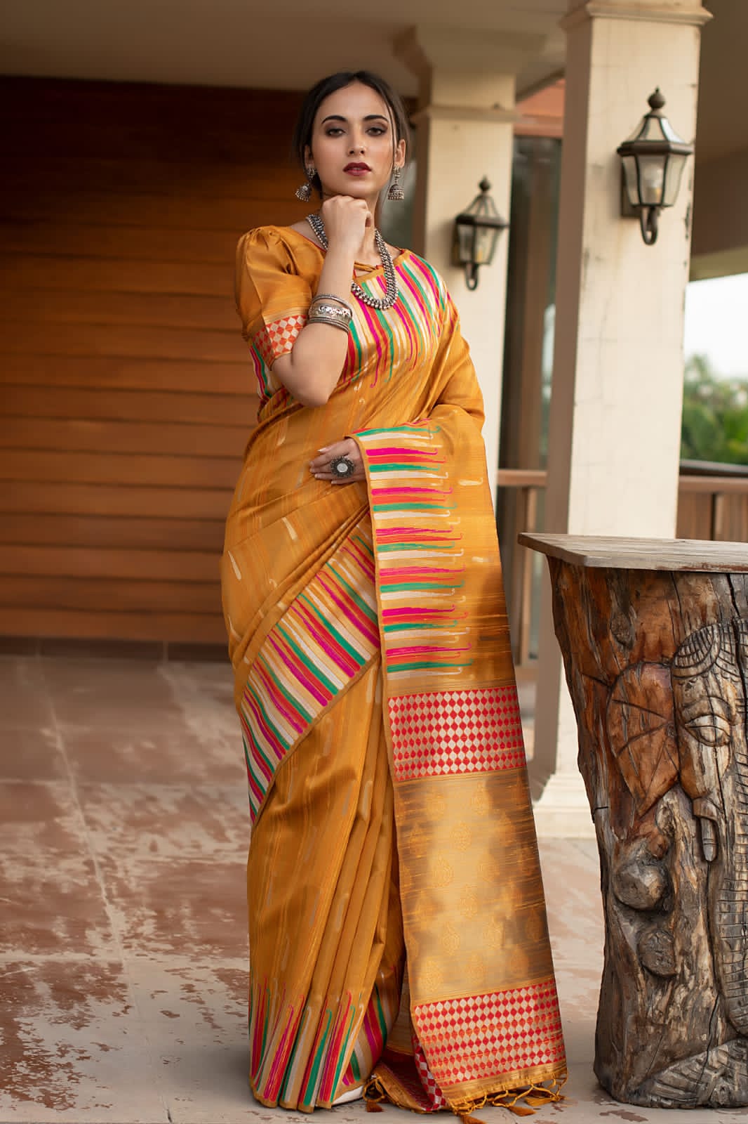 Beautiful Pure Silk Weaving Saree