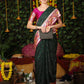 Green Banarasi Soft Silk Paithani Saree