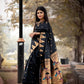 Black Paithani Pure Silk Handloom Saree