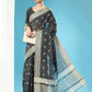 Black Chanderi Chikankari Weaving Saree With Classy Zari