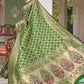 Soft Silk Bandhani Saree With Pure Jari Work