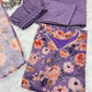 Luxuries Lilac Chanderi Kurti Set With Organja Dupatta With Pent Pair