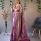 Heavy Silk Pure Purple Saree