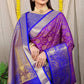 Beautiful Kanchipuram Pure Silk  Saree With  Jari Weaving Work