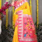 Soft Yellow Silk Paithani Saree With Rich Pallu And Meenakari work