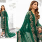 Green Faux Georgette Salwar With Nazmin Dupatta Set