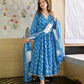 Beautiful Women's Floral Print Anarkali Gown