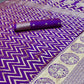 Purple Slab Weaving Soft Royal Saree