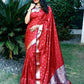 Red Beautiful Rich Pallu Saree With Dolly Butti