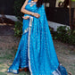 Blue Beautiful Rich Pallu Saree With Dolly Butti