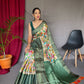 Green Pure Kanchipuram Digital Printed Saree