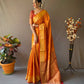 Yellow Banarasi Beautiful Patola Sarees With Leheriya Gold Zari Weaves