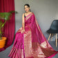 Rani Heavy Gold Big Jacquard Weaving Border  Handloom Saree
