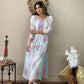 Hand-block Printed Slit Kurti Pant Set