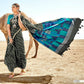 Blue Linen Silk Weaving Saree With All Over Silver Zari Woven Strips