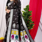 Black Beautiful Soft Pure Silk Paithani Saree