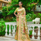 Lemon Banarasi Soft Silk Paithani Saree