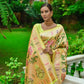Lemon Banarasi Soft Silk Paithani Saree