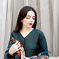 Beautiful Women's Kurta Set With Floral Print Dupatta