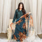 Beautiful Women's Kurta Set With Floral Print Dupatta