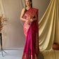 Rani Heavy Copper Jacquard Weaving Border Handloom Saree