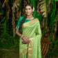 Green Bhagalpuri Silk Saree