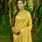 Yellow Bhagalpuri Silk Saree