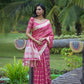 Rani Soft Organza Silk Saree With All Over Zari Weaving