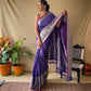 Purple Silk Saree With Rich Pallu