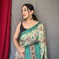 Green Pure Kanchipuram Digital Printed Saree