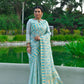 Sky Blue Pure Tussar Silk Jamdani Weaving Saree