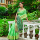 Green Premium Chanderi Silk Saree